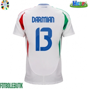 Italien Matteo Darmian #13 Bortatröja EM 2024 Kortärmad